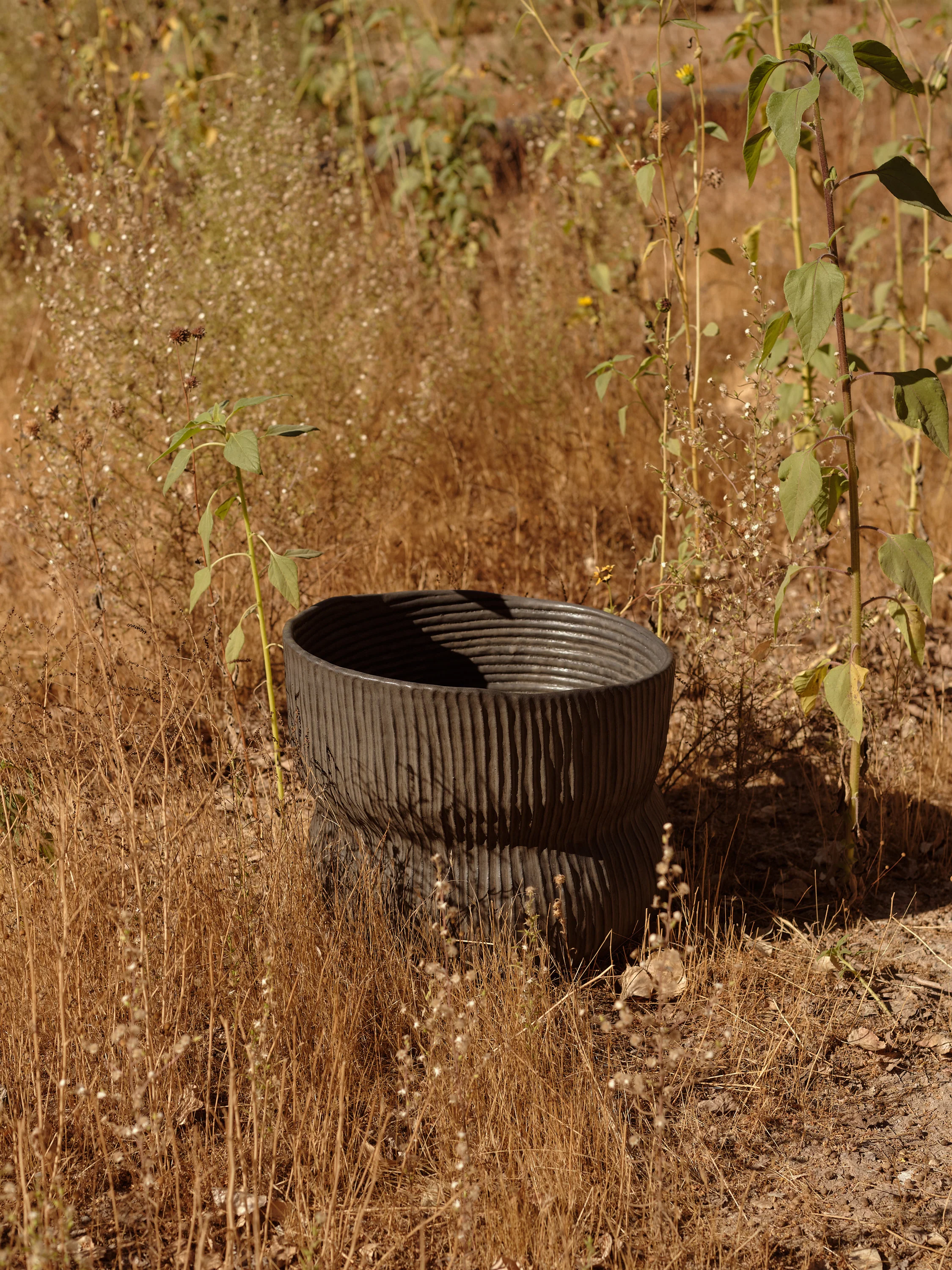Raked Clay Planter - Image 13