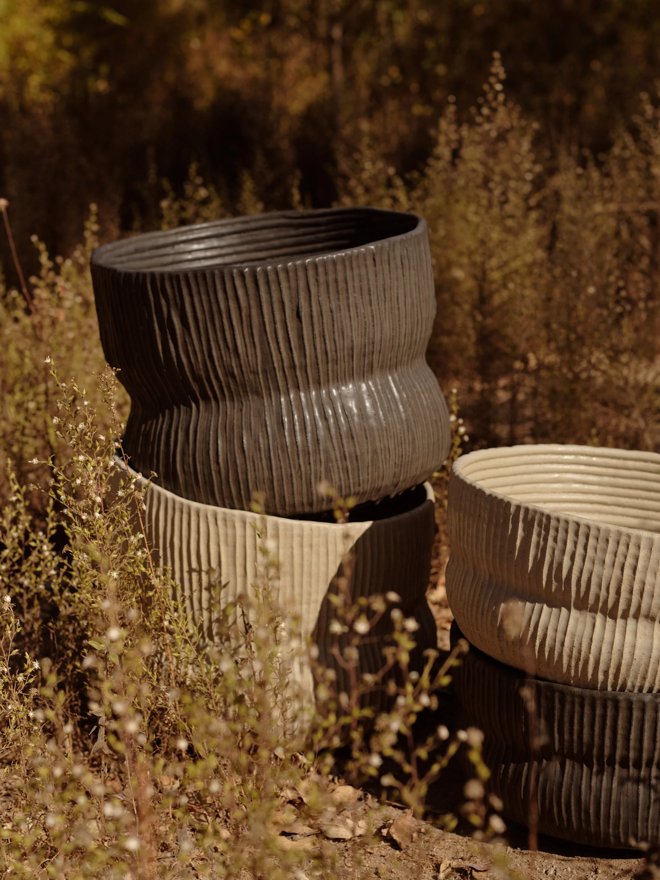 Raked Clay Planter - Image 16