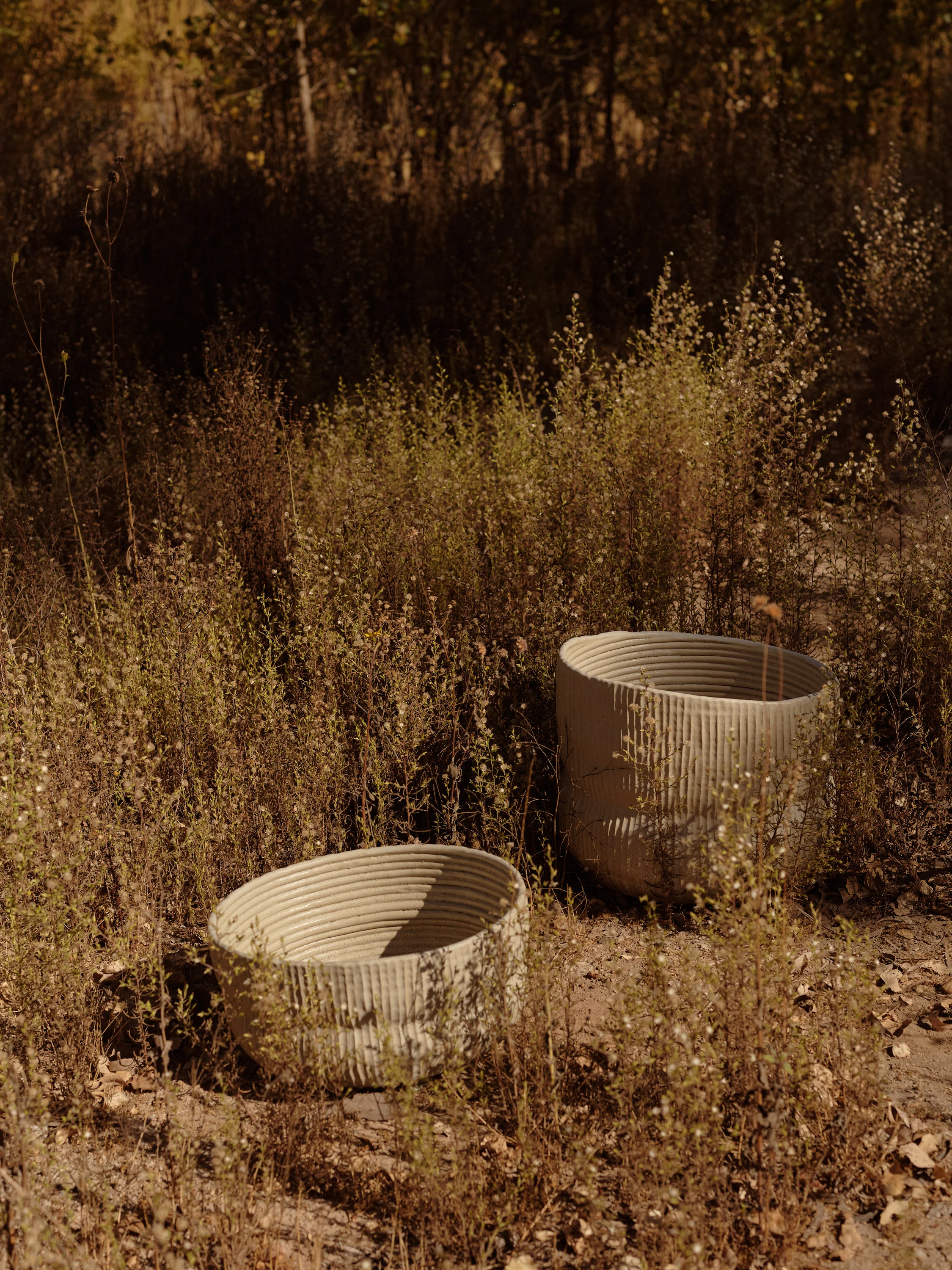 Raked Clay Planter - Image 4