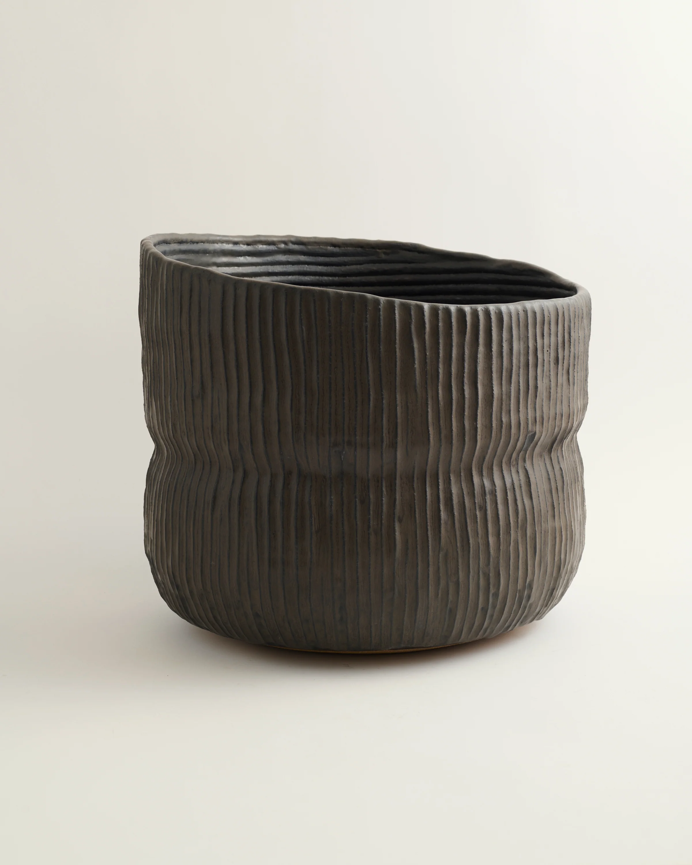 Raked Clay Planter - Image 7