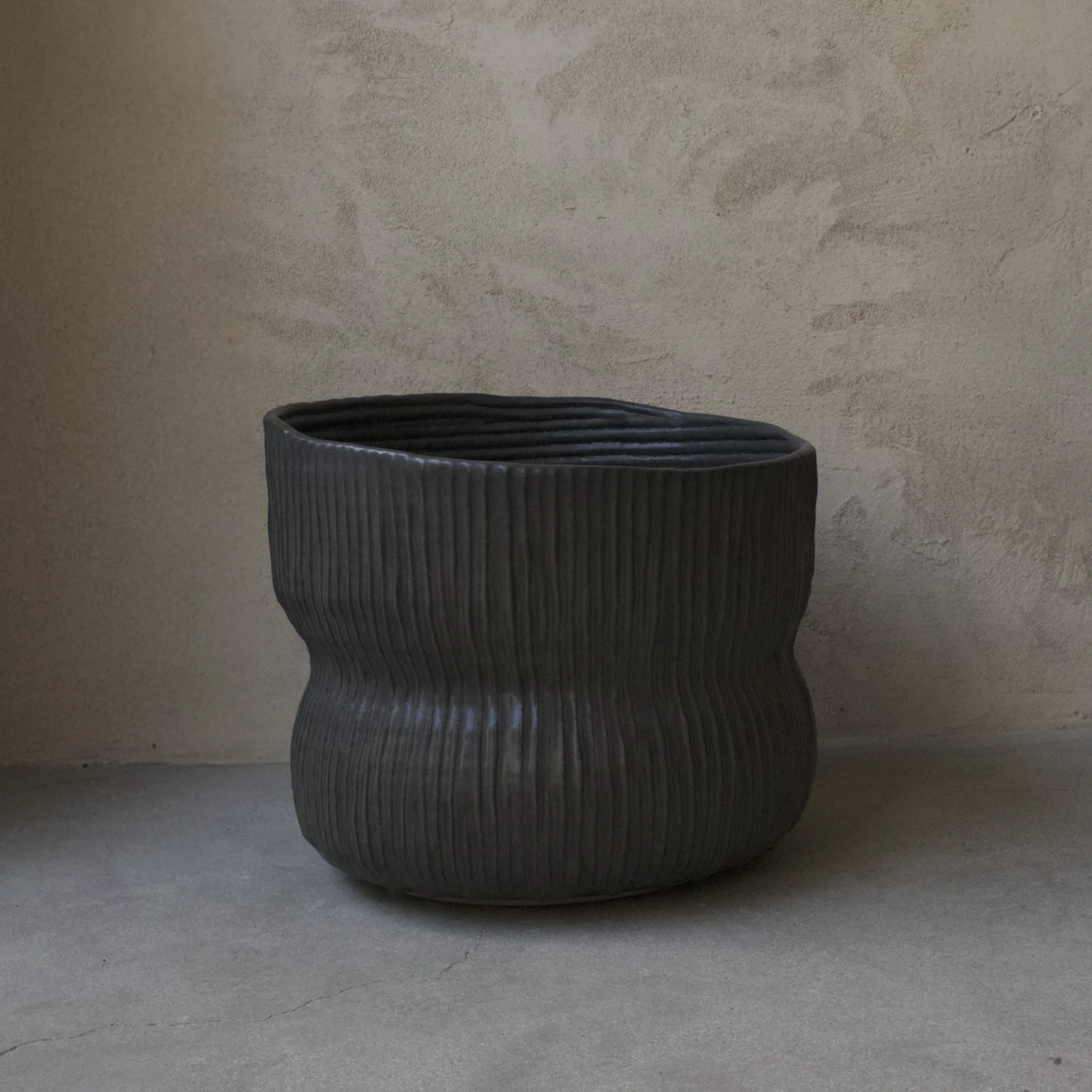 Raked Clay Planter - Image 8